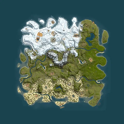 Rust map seed 1908507215, 5000x5000m top-down preview