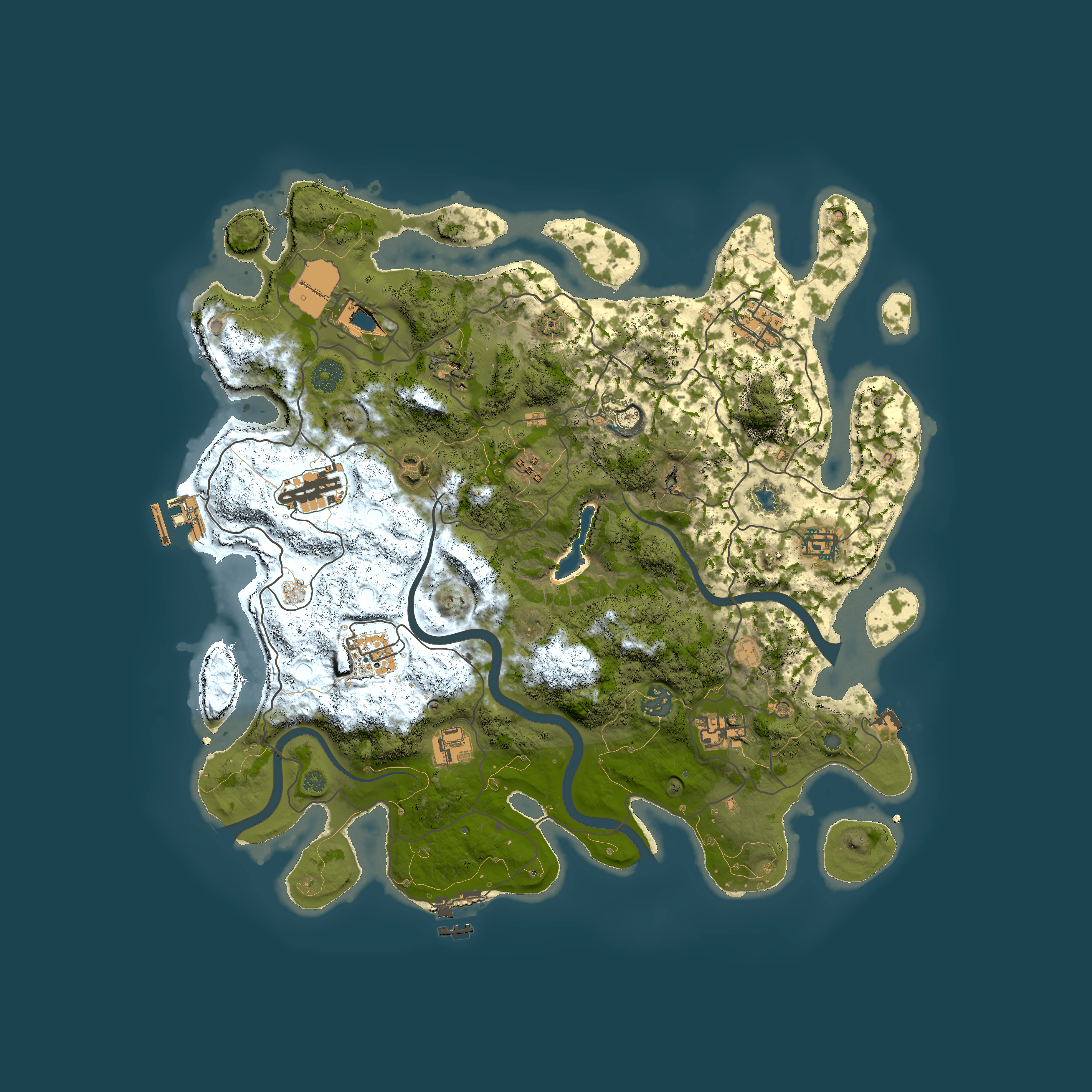 Full top-down render of Rust map seed 779319659, 4000x4000m