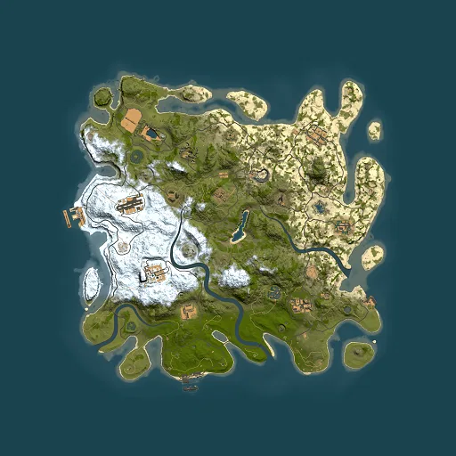 Rust map seed 779319659, 4000x4000m top-down preview