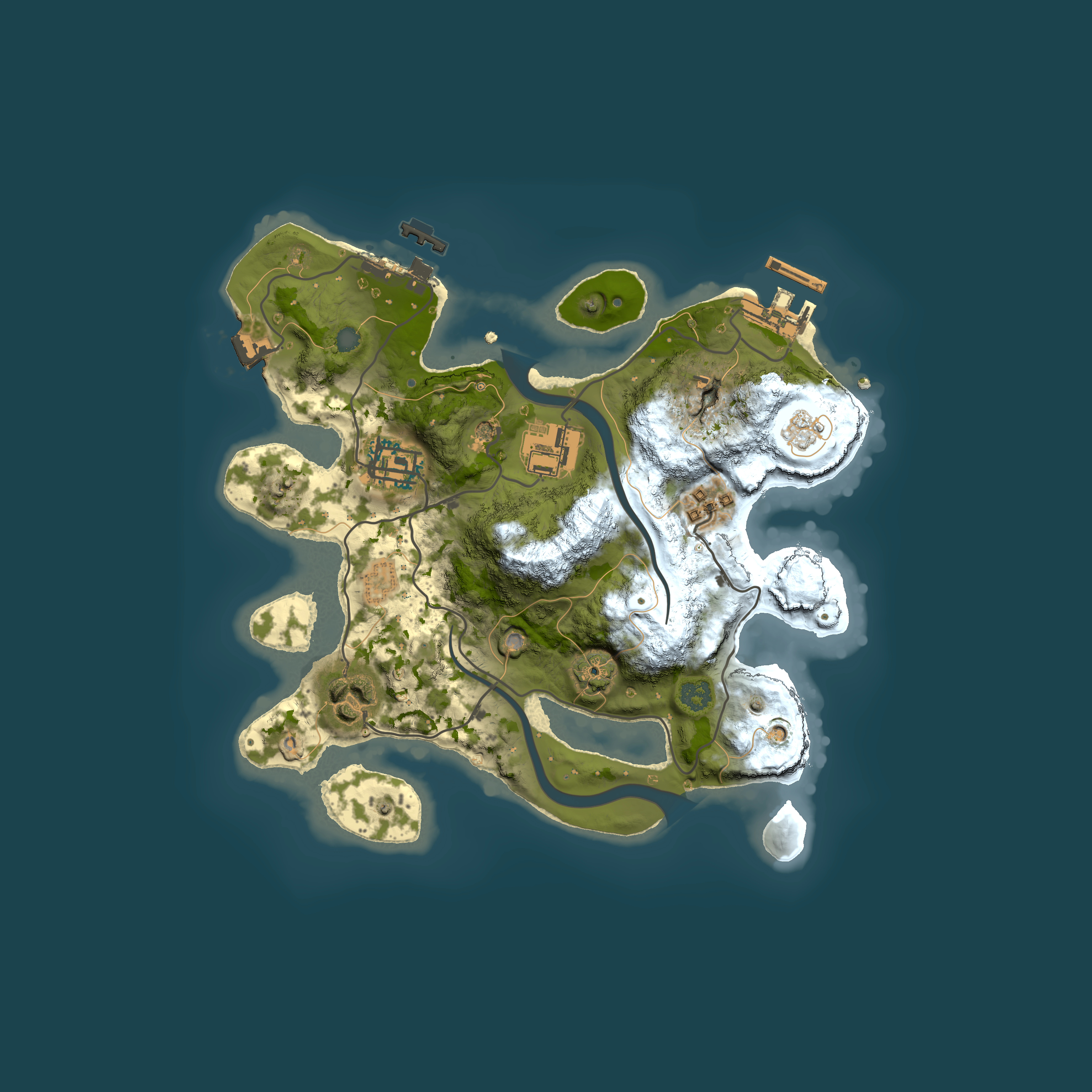 Full top-down render of Rust map seed 1897744635, 2500x2500m
