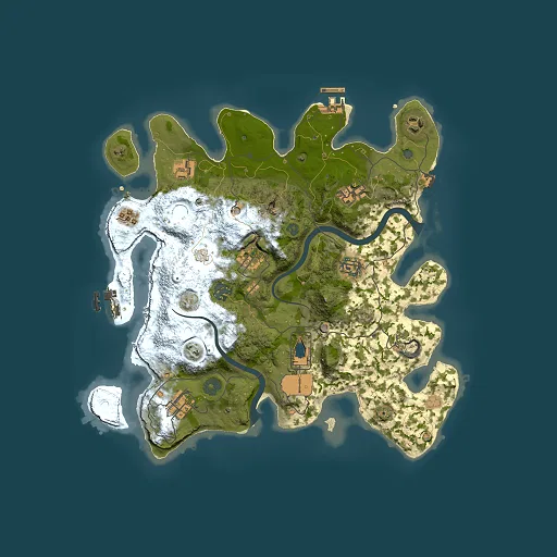 Rust map seed 1149055022, 3500x3500m top-down preview