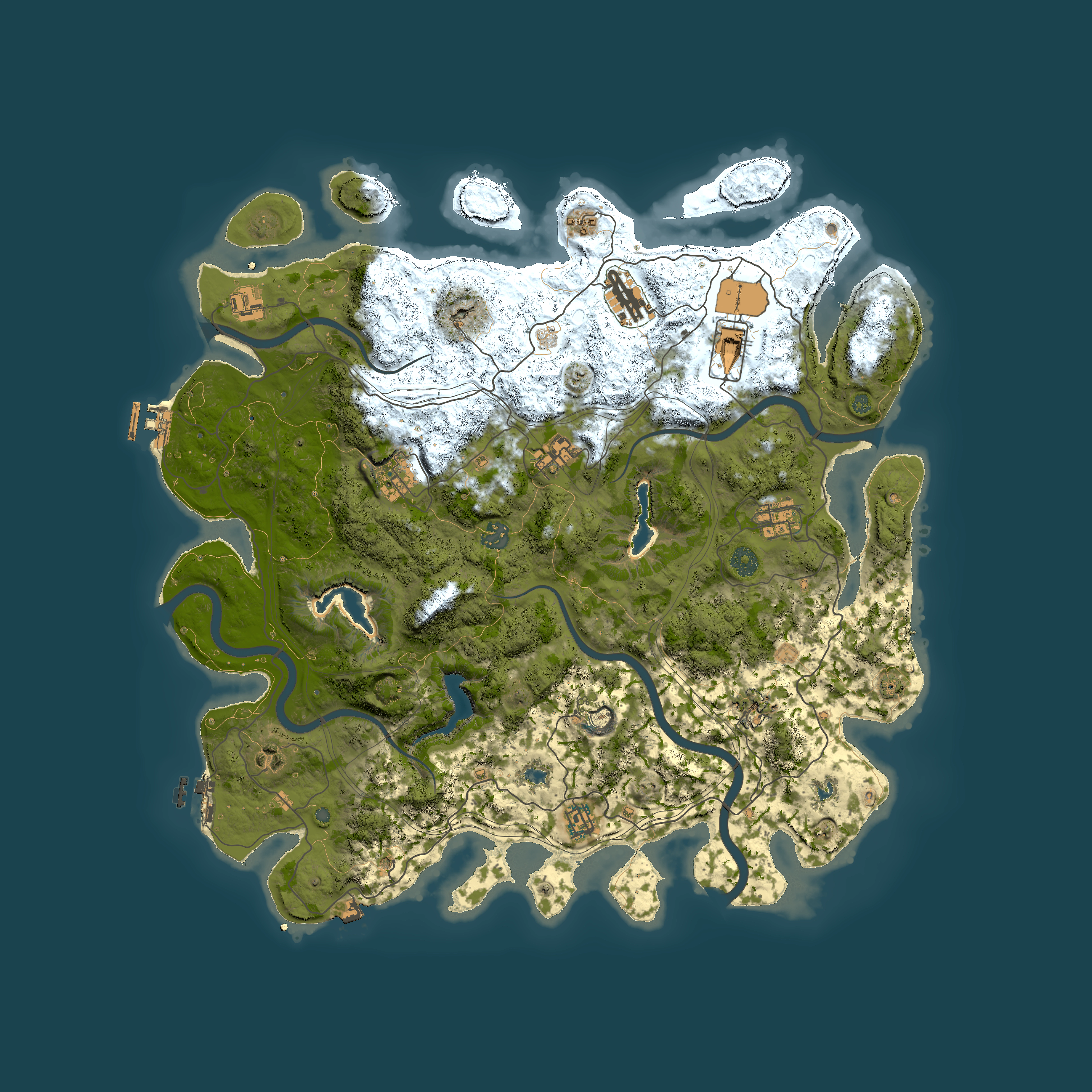 Full top-down render of Rust map seed 994569175, 4500x4500m