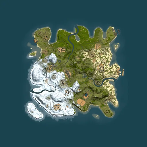 Rust map seed 453959087, 3500x3500m top-down preview