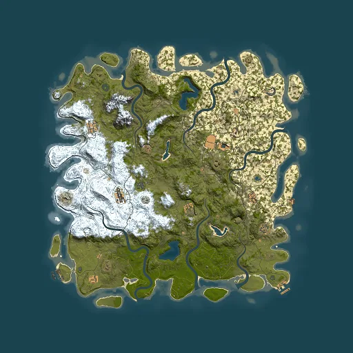 Rust map seed 1518107487, 5500x5500m top-down preview