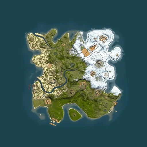 Rust map seed 1062213969, 3500x3500m top-down preview