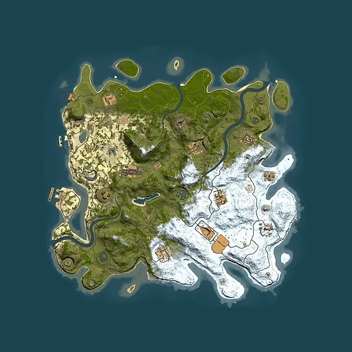 Rust map seed 372384839, 4000x4000m top-down preview