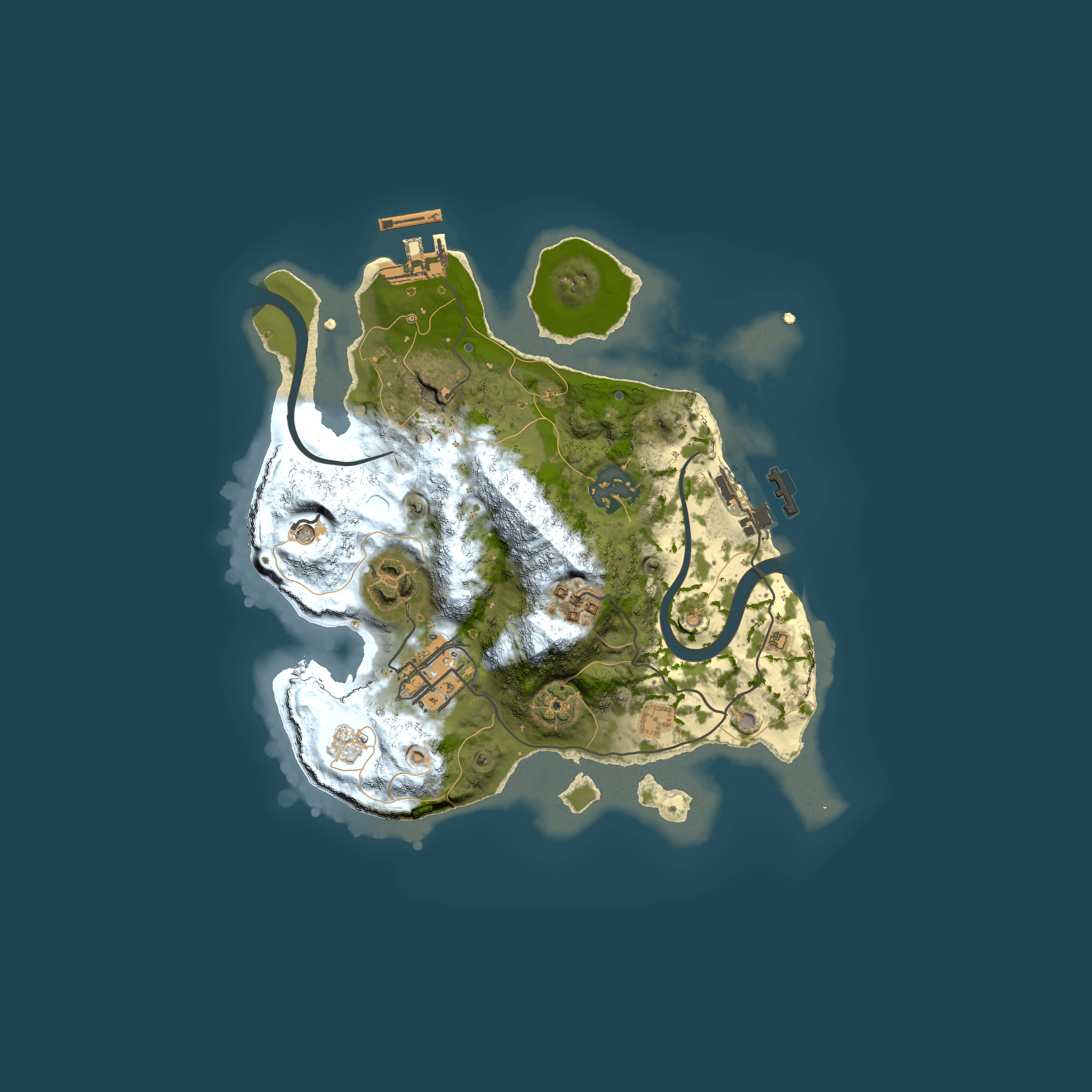 Full top-down render of Rust map seed 479352621, 2500x2500m