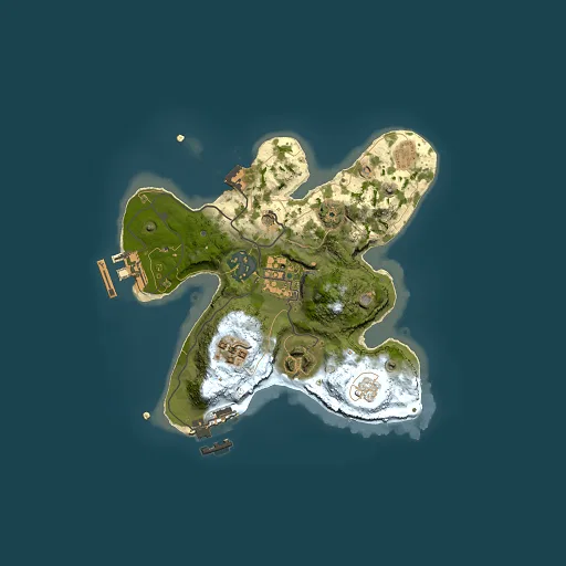 Rust map seed 1293043895, 2000x2000m top-down preview