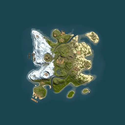Rust map seed 1893441763, 2500x2500m top-down preview
