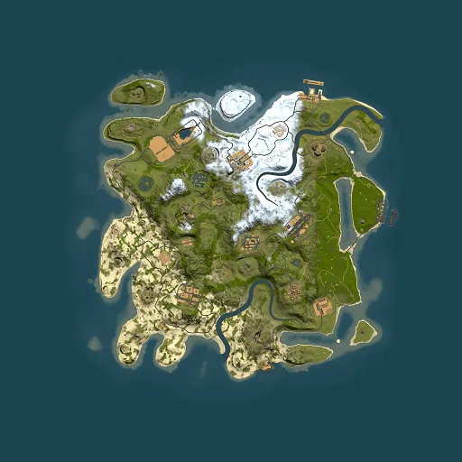 Rust map seed 947303880, 3500x3500m top-down preview