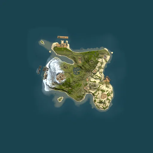 Rust map seed 2109503249, 2000x2000m top-down preview