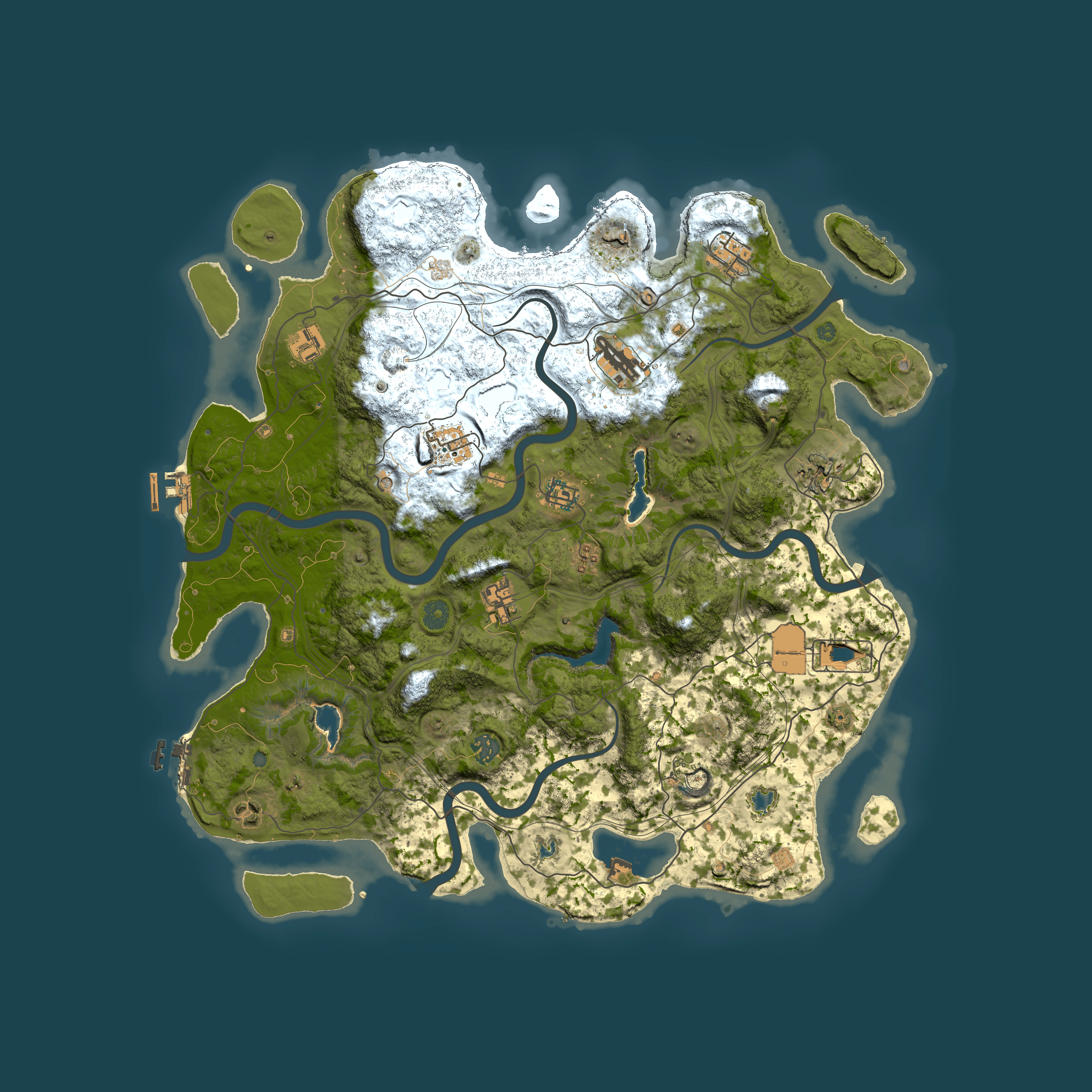 Full top-down render of Rust map seed 788732279, 4500x4500m