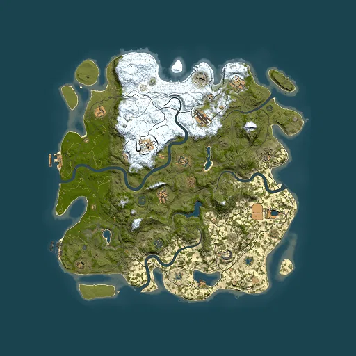 Rust map seed 788732279, 4500x4500m top-down preview