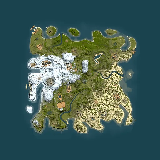 Rust map seed 1170087644, 4000x4000m top-down preview