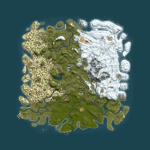 Rust map seed 1604647524, 6000x6000m top-down preview