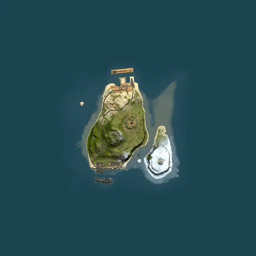 Rust map seed 1265861307, 1500x1500m top-down preview
