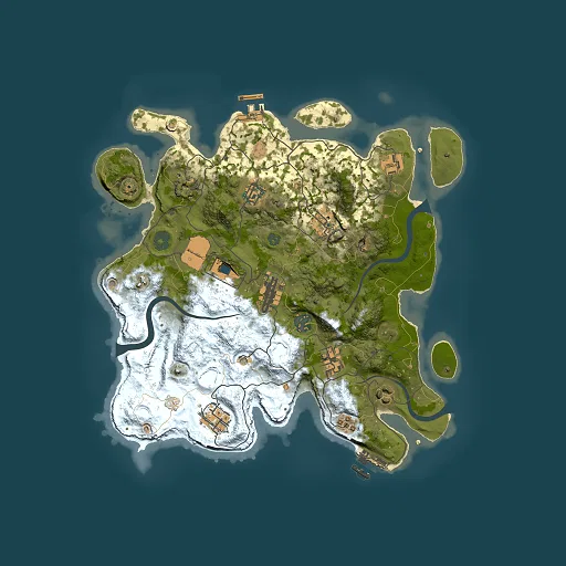 Rust map seed 646993328, 3500x3500m top-down preview