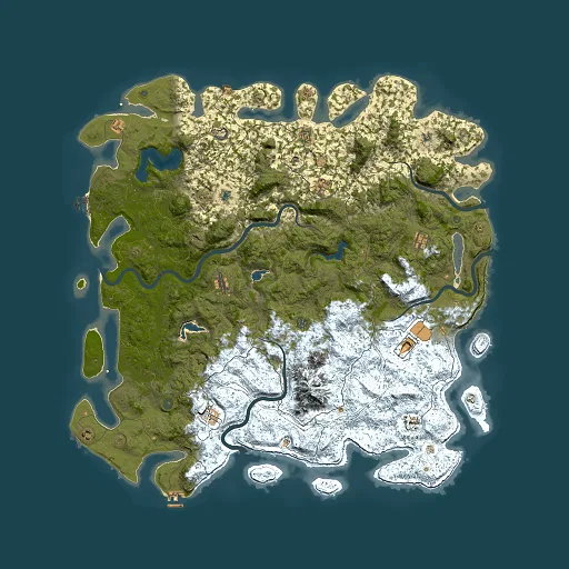 Rust map seed 2008278028, 6000x6000m top-down preview