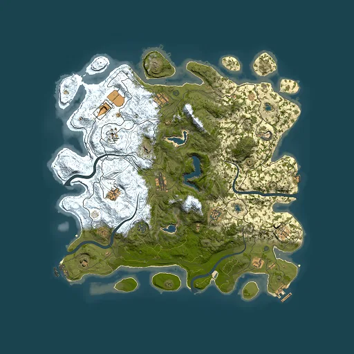 Rust map seed 1757478758, 4500x4500m top-down preview