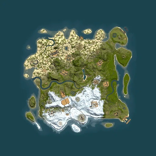 Rust map seed 673881969, 4000x4000m top-down preview