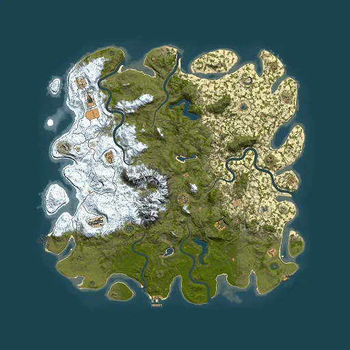 Rust map seed 609461080, 5500x5500m top-down preview