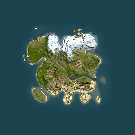 Rust map seed 1100534876, 2500x2500m top-down preview