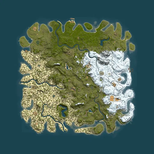 Rust map seed 2127958782, 6000x6000m top-down preview