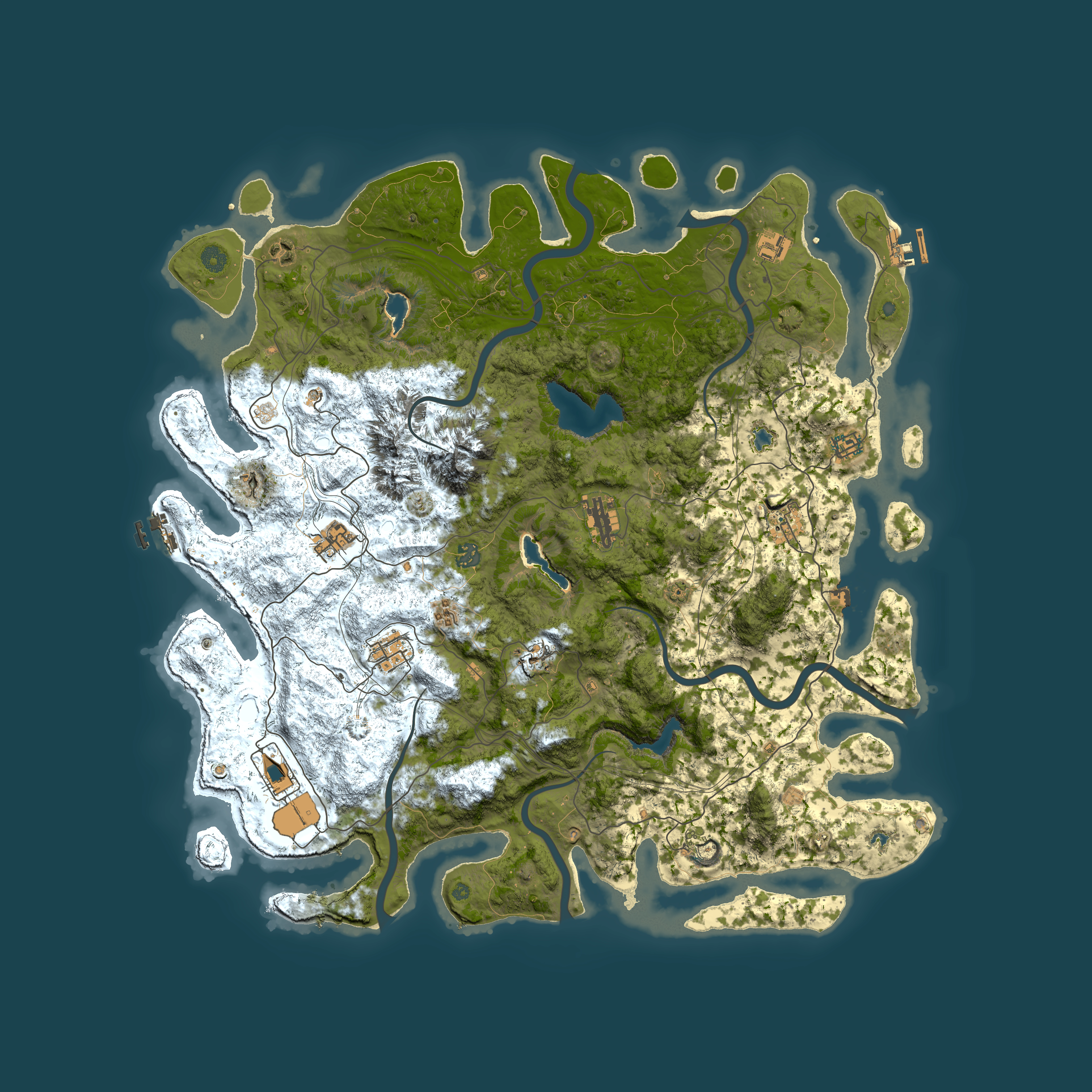 Full top-down render of Rust map seed 791004735, 5000x5000m