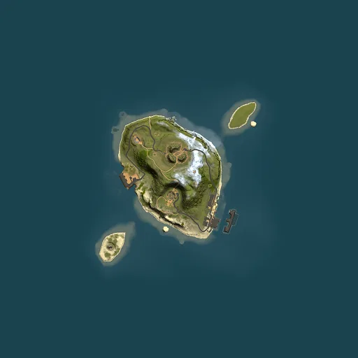 Rust map seed 1304407027, 1500x1500m top-down preview