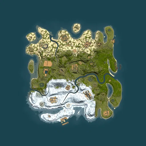 Rust map seed 1571569180, 3500x3500m top-down preview