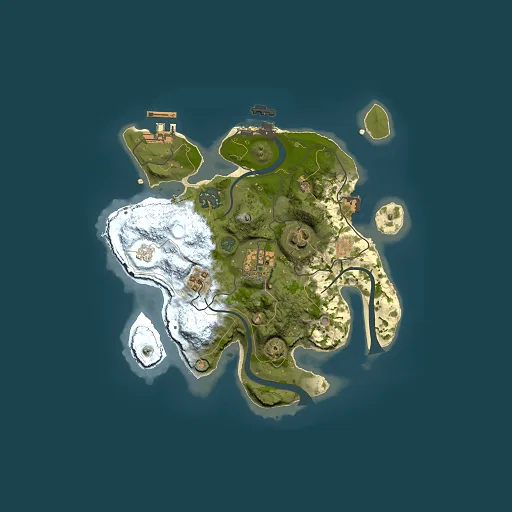 Rust map seed 122259005, 2500x2500m top-down preview