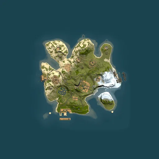 Rust map seed 1018535980, 2000x2000m top-down preview
