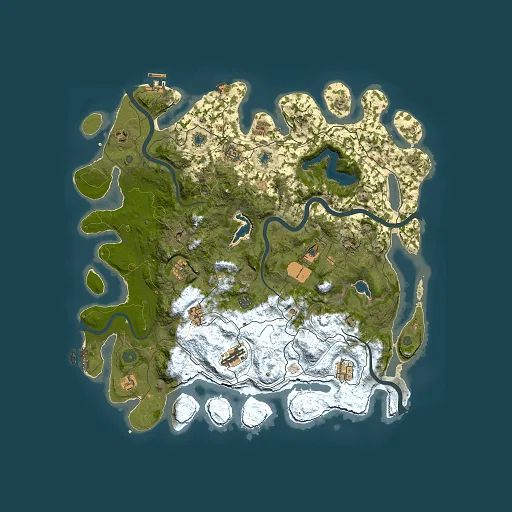 Rust map seed 277288915, 4500x4500m top-down preview