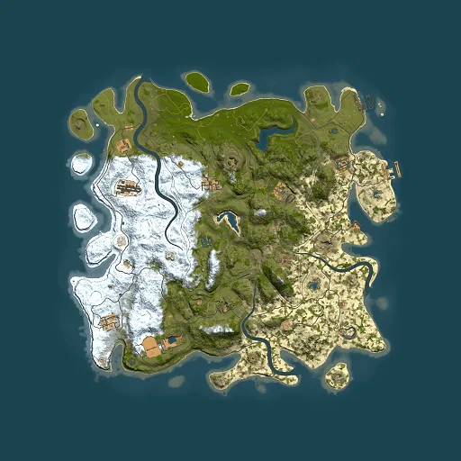 Rust map seed 1323986966, 4500x4500m top-down preview