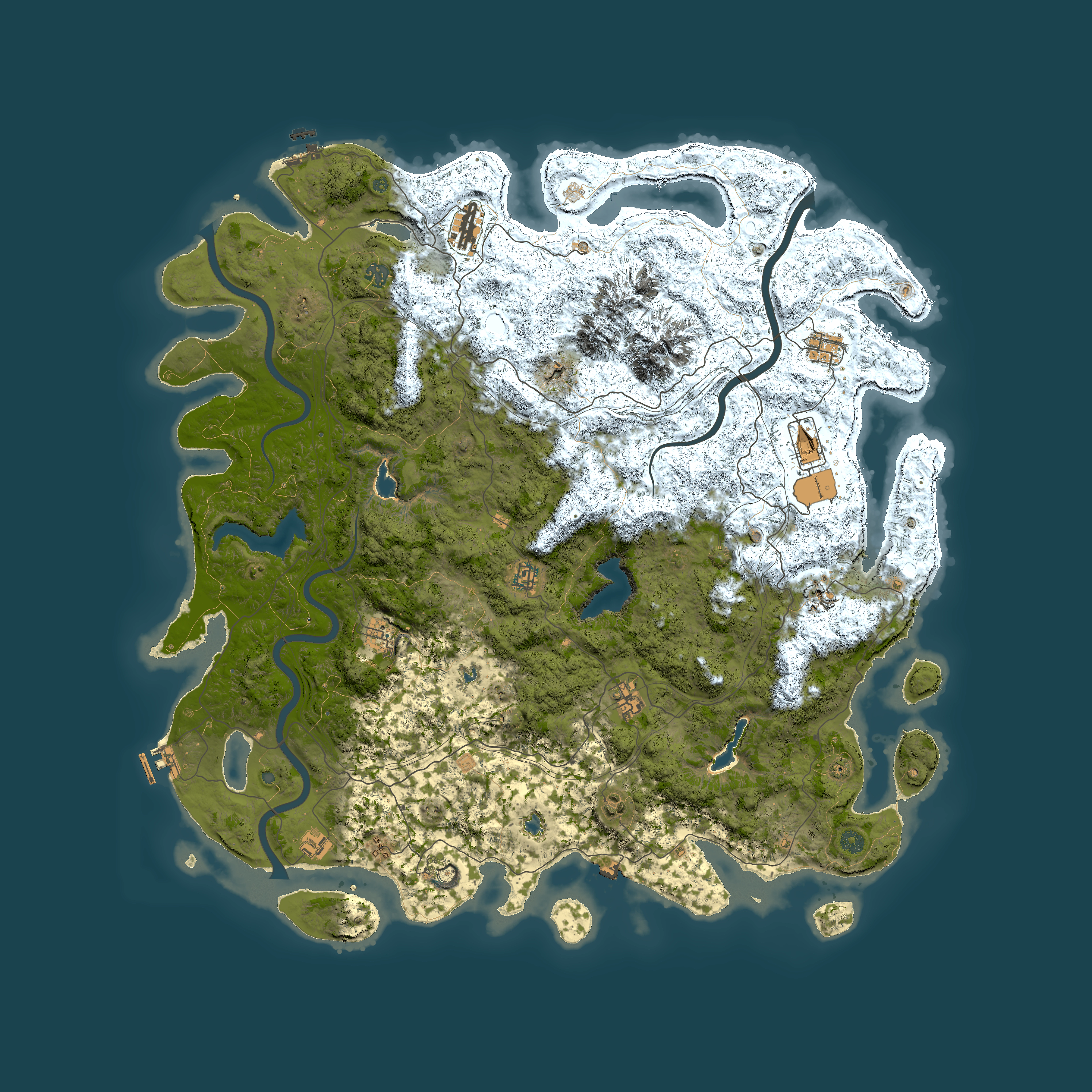 Full top-down render of Rust map seed 537799135, 5500x5500m
