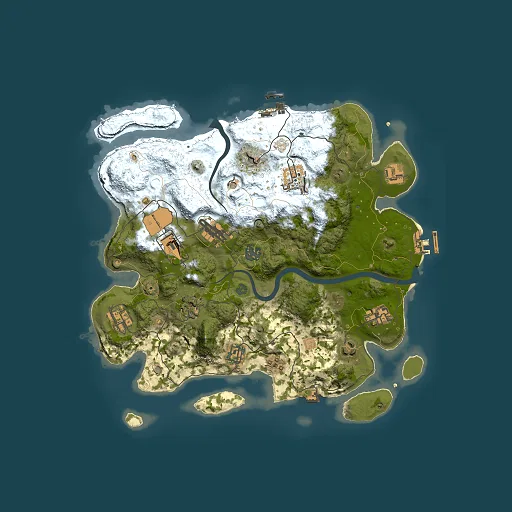 Rust map seed 1651046983, 3500x3500m top-down preview