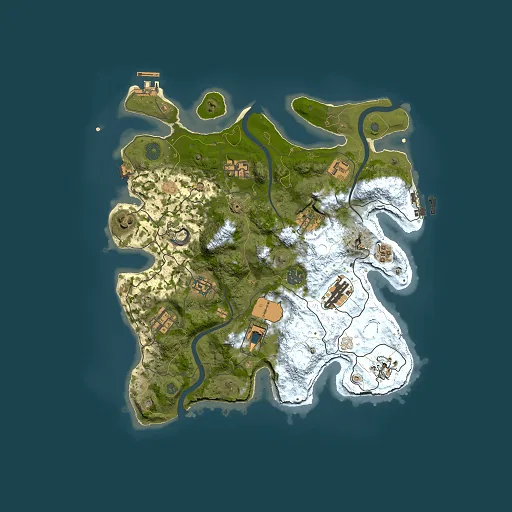 Rust map seed 656339623, 3500x3500m top-down preview