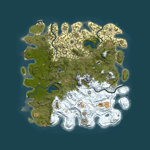 Rust map seed 1479097089, 5000x5000m top-down preview