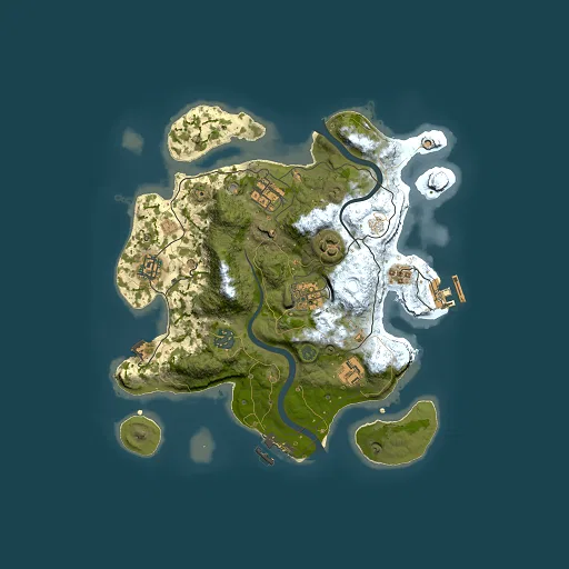 Rust map seed 182988787, 3000x3000m top-down preview