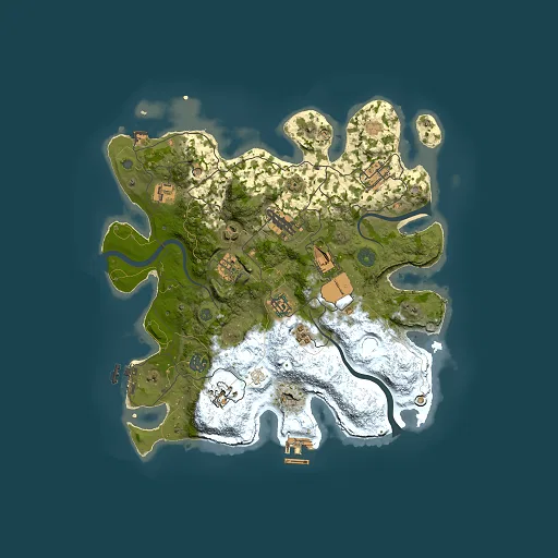 Rust map seed 1980878127, 3500x3500m top-down preview