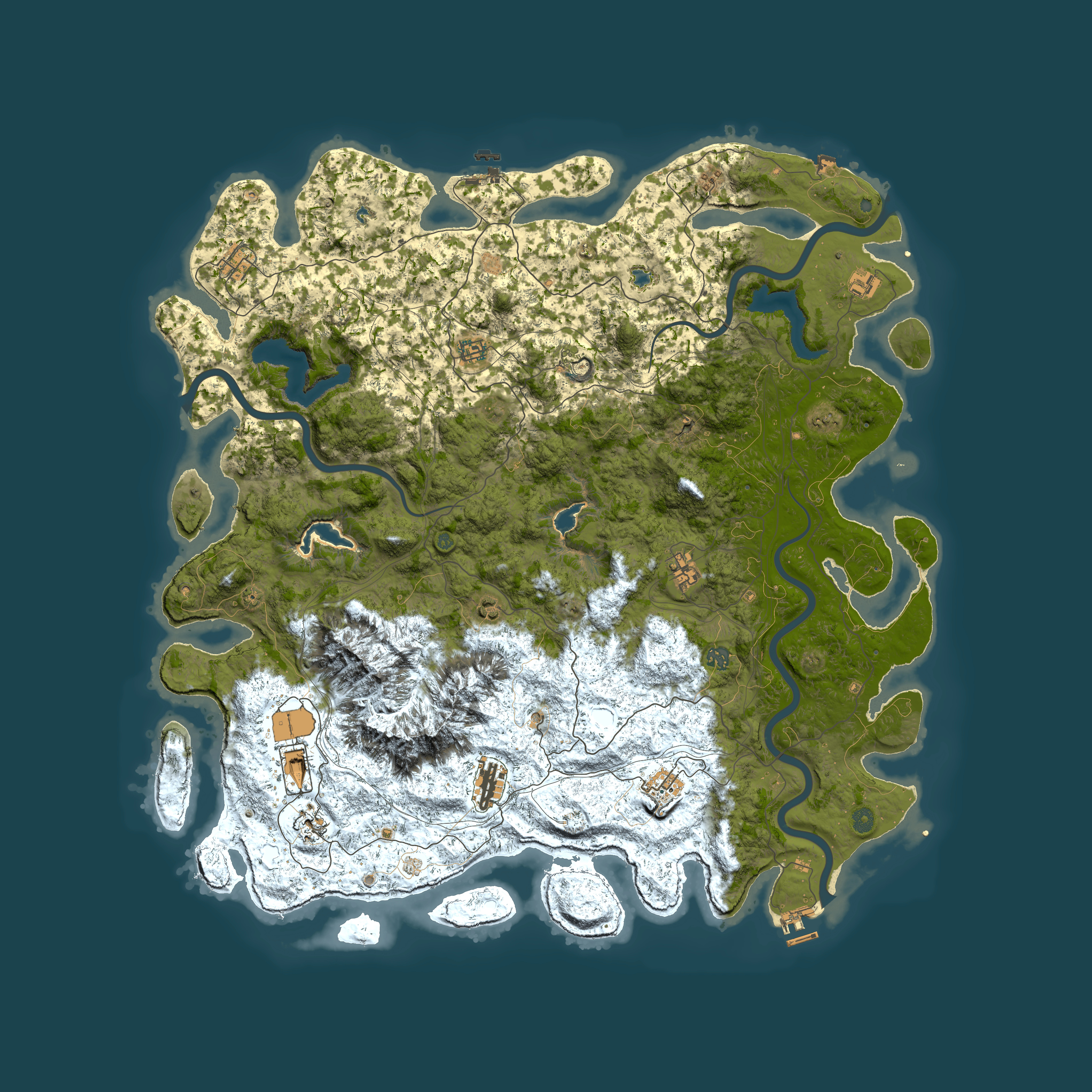 Full top-down render of Rust map seed 1723146490, 5500x5500m