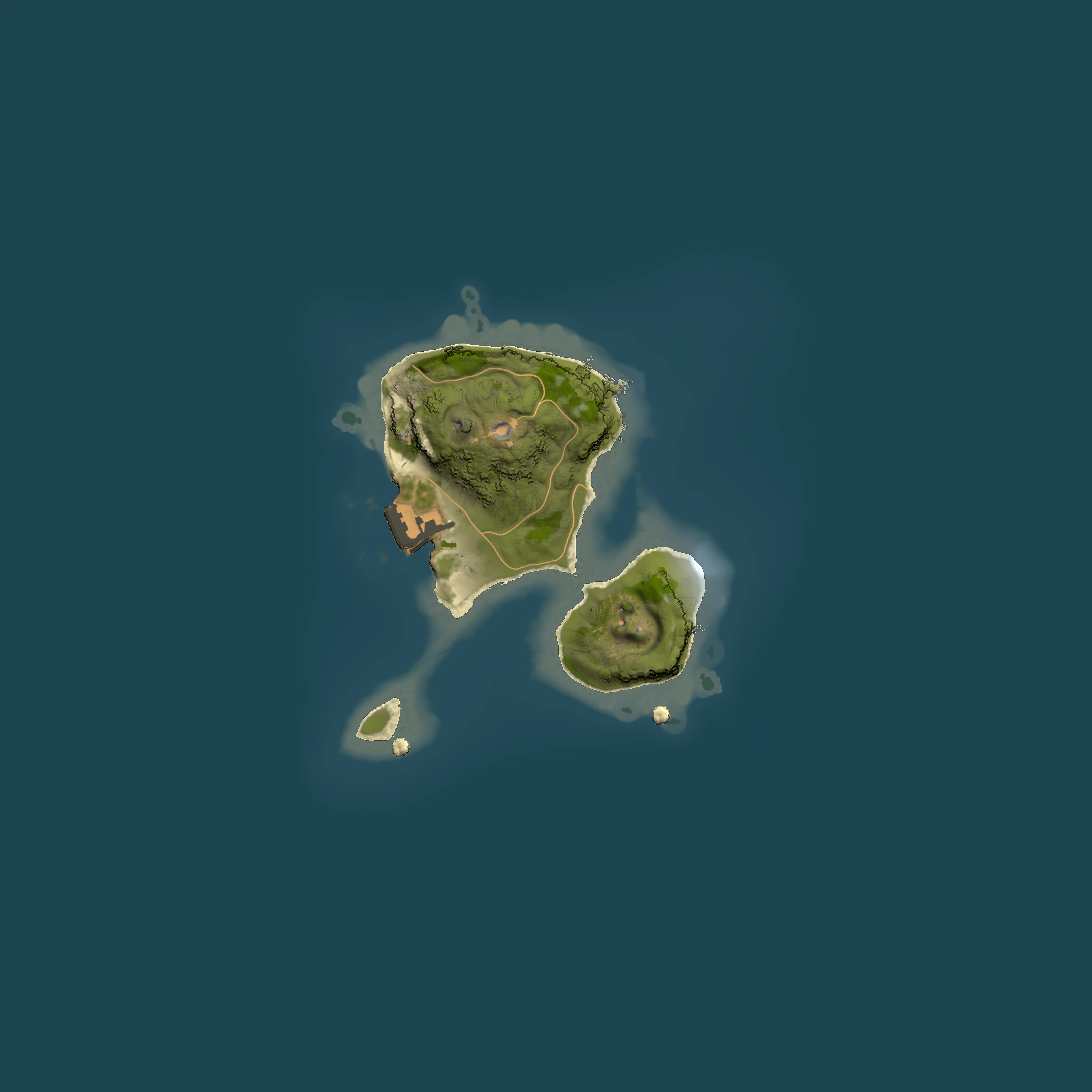 Full top-down render of Rust map seed 2109412952, 1500x1500m
