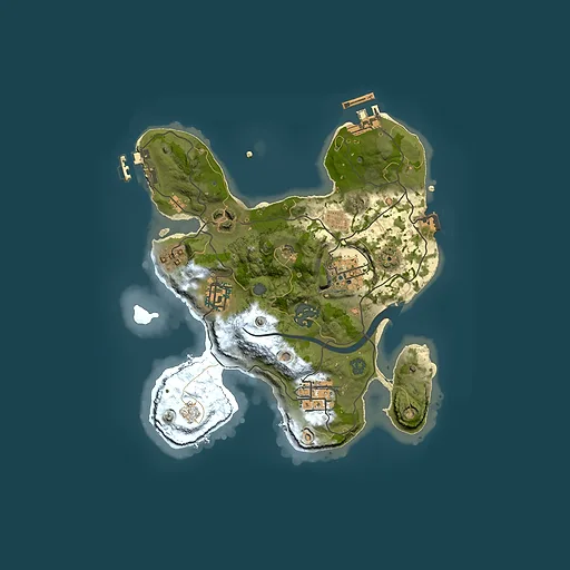 Rust map seed 618973337, 2500x2500m top-down preview