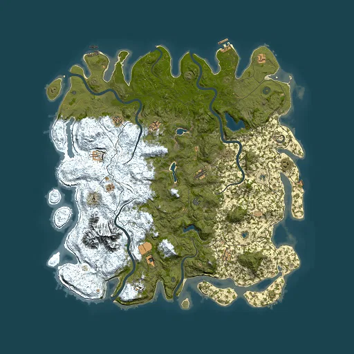 Rust map seed 833959790, 5500x5500m top-down preview