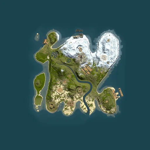Rust map seed 1338368271, 2500x2500m top-down preview