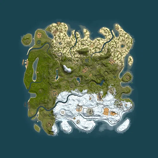Rust map seed 766227212, 4500x4500m top-down preview