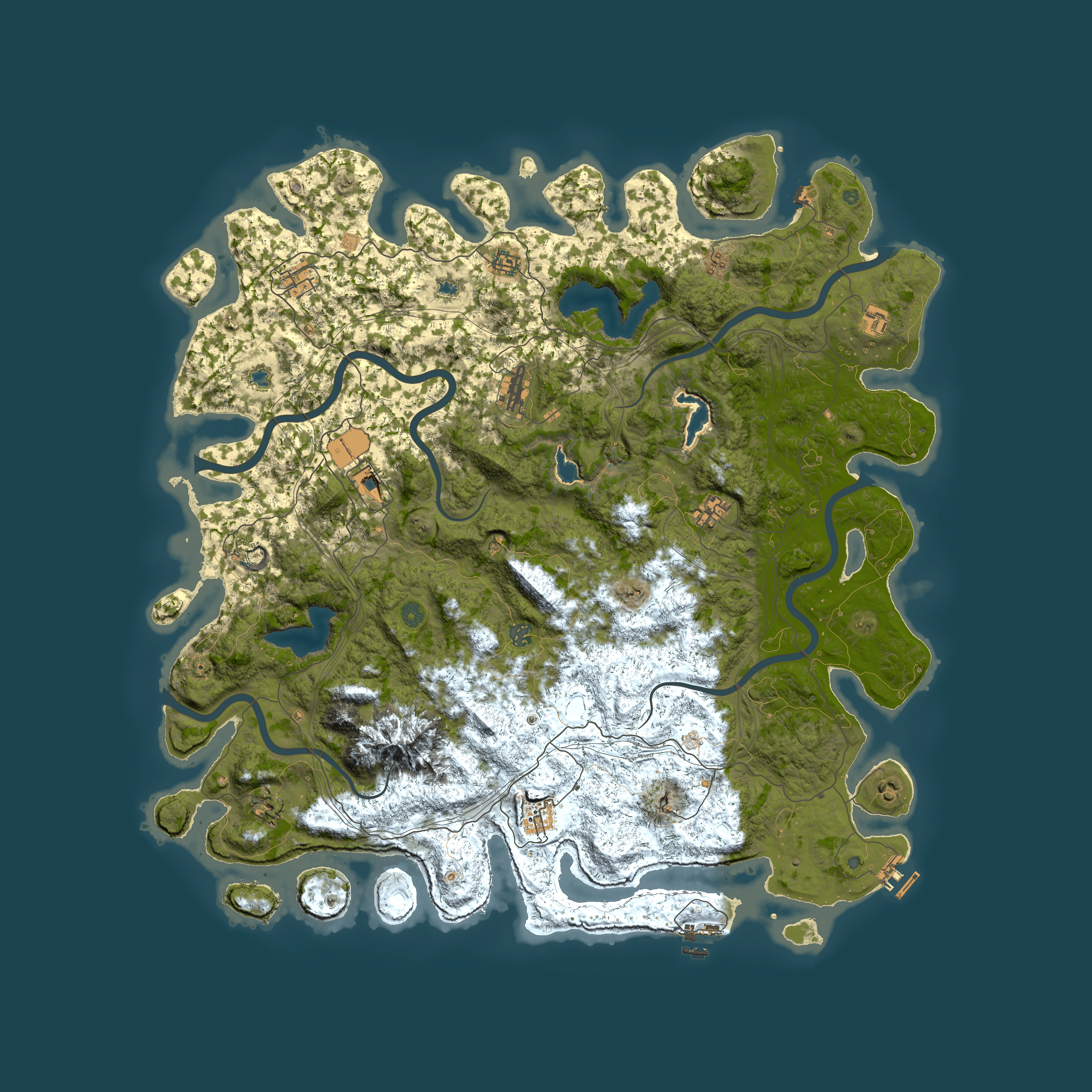 Full top-down render of Rust map seed 2076035250, 5500x5500m