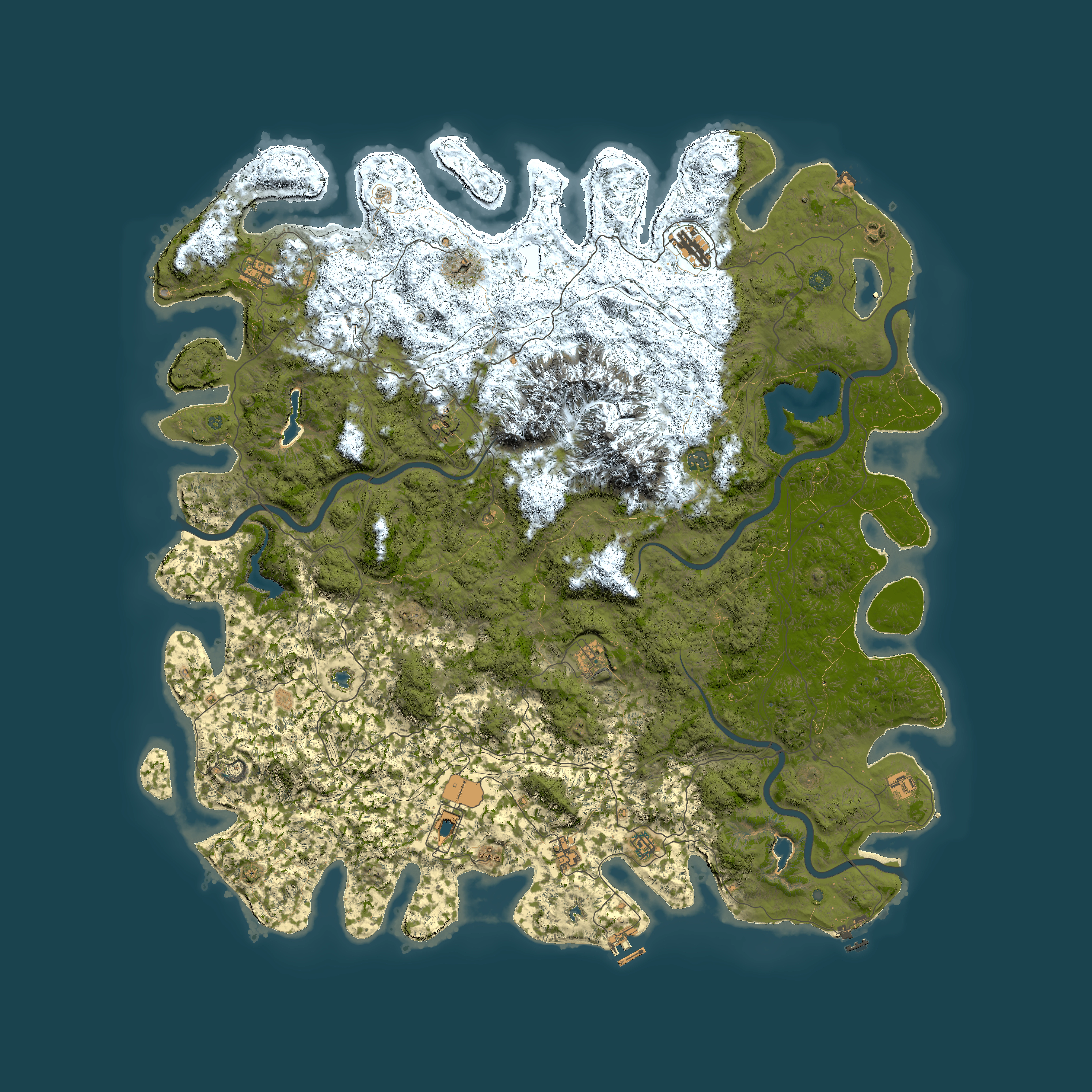 Full top-down render of Rust map seed 1939217608, 6000x6000m