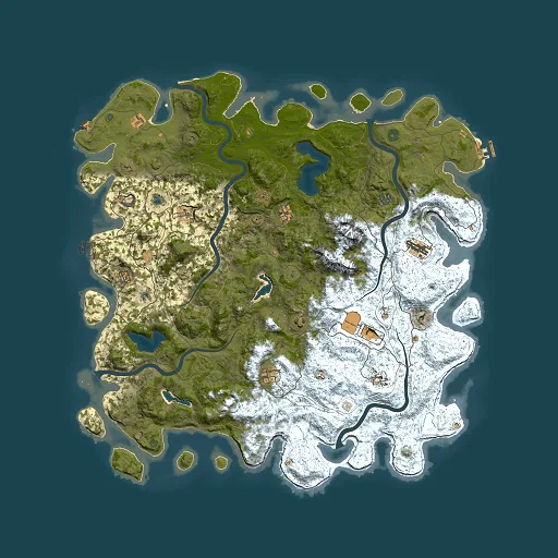 Rust map seed 604400521, 5500x5500m top-down preview