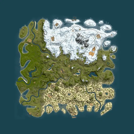 Rust map seed 678898365, 5500x5500m top-down preview